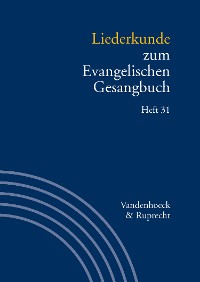 Cover Liederkunde zum Evangelischen Gesangbuch. Heft 31