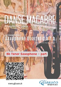 Cover Bb Tenor Sax part of "Danse Macabre" for Saxophone Quartet