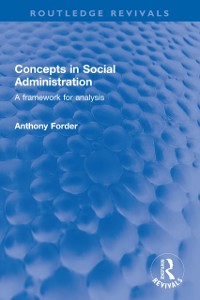 Cover Concepts in Social Administration