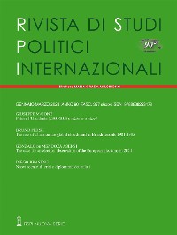 Cover Rivista di Studi Politici Internazionali 1/2023