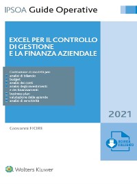 Cover Excel per il controllo di gestione e la finanza aziendale