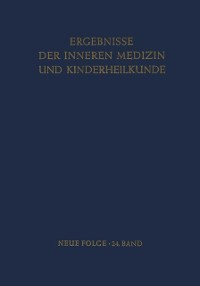 Cover Ergebnisse der Inneren Medizin und Kinderheilkunde