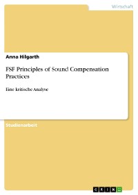 Cover FSF Principles of Sound Compensation Practices