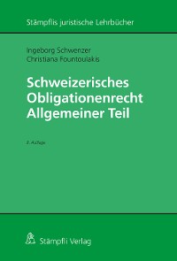 Cover Schweizerisches Obligationenrecht Allgemeiner Teil