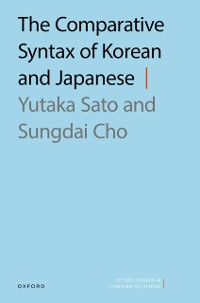 Cover Comparative Syntax of Korean and Japanese