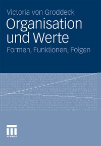 Cover Organisation und Werte
