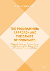 Cover The Programming Approach and the Demise of Economics