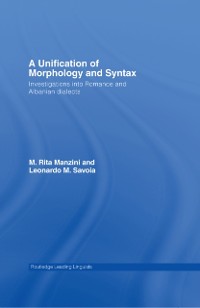 Cover Unification of Morphology and Syntax