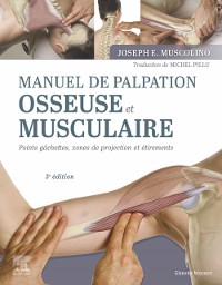 Cover Manuel de palpation osseuse et musculaire, 3e édition