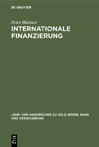 Cover Internationale Finanzierung