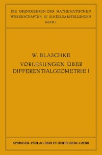 Cover Vorlesungen über Differentialgeometrie und geometrische Grundlagen von Einsteins Relativitätstheorie I
