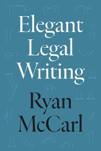 Cover Elegant Legal Writing
