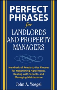 Cover Perfect Phrases for Landlords and Property Managers