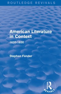 Cover American Literature in Context