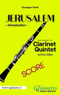 Cover Jerusalem - Clarinet Quintet (score)