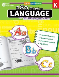 Cover 180 Days of Language for Kindergarten