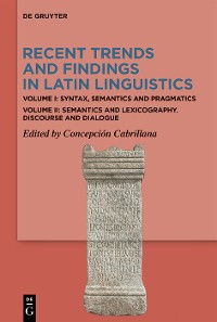 Cover Recent Trends and Findings in Latin Linguistics