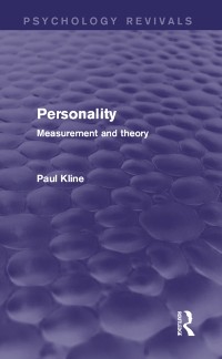 Cover Personality (Psychology Revivals)
