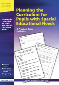 Cover Planning the Curriculum for Pupils with Special Educational Needs