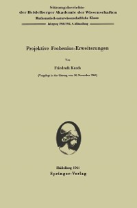 Cover Projektive Frobenius-Erweiterungen