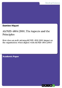 Cover AS/NZS 4804:2001. The Aspects and the Principles