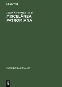 Cover Miscelânea Patromiana
