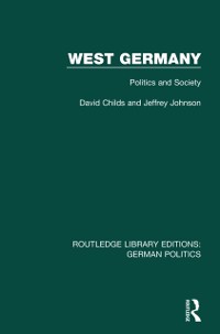 Cover West Germany (RLE: German Politics)