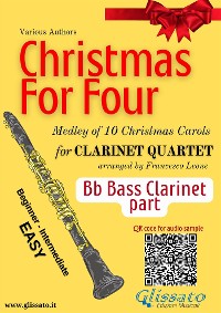 Cover Bb Bass Clarinet part "Christmas for four" Clarinet Quartet