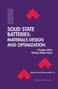 Cover Solid State Batteries: Materials Design and Optimization