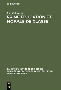 Cover Prime éducation et morale de classe