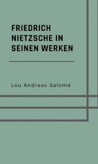 Cover Friedrich Nietzsche in seinen Werken