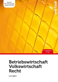 Cover Betriebswirtschaft / Volkswirtschaft / Recht  – Lösungen