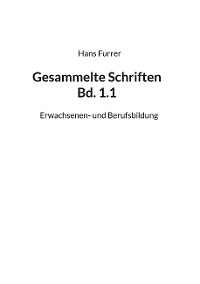 Cover Gesammelte Schriften Bd. 1.1