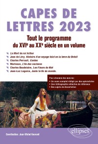 Cover CAPES de Lettres 2023