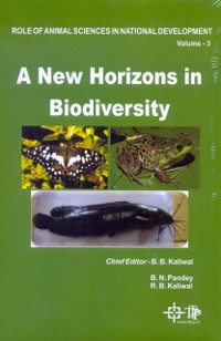 Cover Role Of Animal Sciences In National Development: A New Horizons In Biodiversity