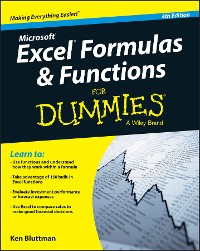 Cover Excel Formulas and Functions For Dummies