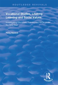 Cover Vocational Studies, Lifelong Learning and Social Values