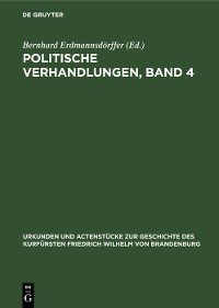 Cover Politische Verhandlungen, Band 4