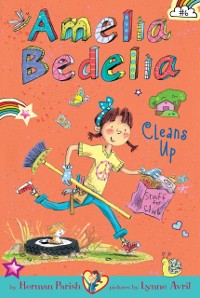 Cover Amelia Bedelia Chapter Book #6: Amelia Bedelia Cleans Up