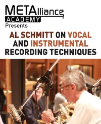 Cover Al Schmitt on Vocal and Instrumental Recording Techniques