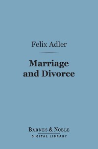 Cover Marriage and Divorce (Barnes & Noble Digital Library)