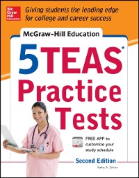 Cover McGraw-Hill Education 5 TEAS Practice Tests, 2nd Edition