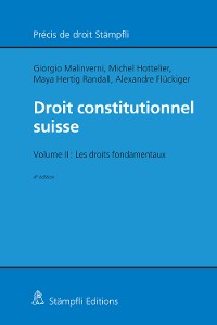 Cover Droit constitutionnel suisse