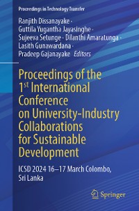 Cover Proceedings of the 1st International Conference on University-Industry Collaborations for Sustainable Development