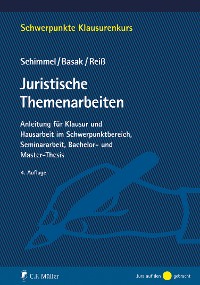 Cover Juristische Themenarbeiten