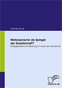 Cover Werbesprache als Spiegel der Gesellschaft?