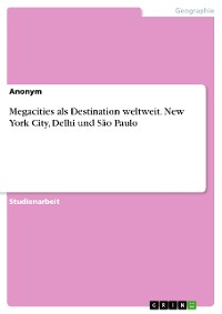 Cover Megacities als Destination weltweit. New York City, Delhi und São Paulo