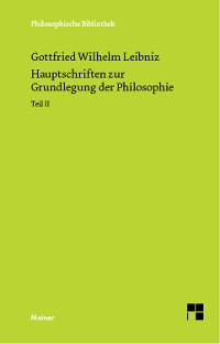 Cover Hauptschriften zur Grundlegung der Philosophie Teil II