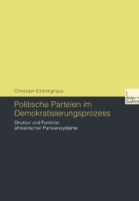Cover Politische Parteien im Demokratisierungsprozess