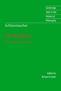 Cover Schleiermacher: On Religion